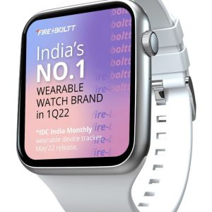 Fire-Boltt – Ring BT Calling Greywhite Smart Watch