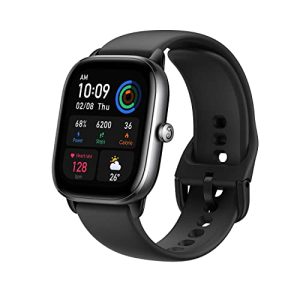 Amazfit GTS 4 Mini Smart Watch, Alexa Built-in Fitness Tracker (Black)