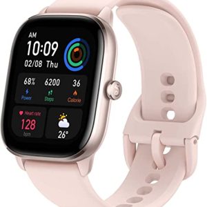 Amazfit GTS 4 Mini Smart Watch, Alexa Built-in Fitness Tracker (Flamingo Pink)